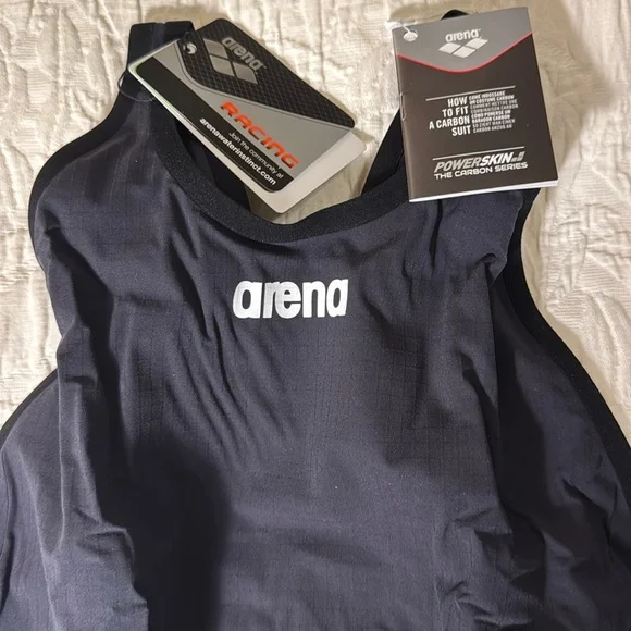 Arena NWT Powerskin Carbon Flex VX tech suit - open back, dark grey/black - Picture 2 of 5